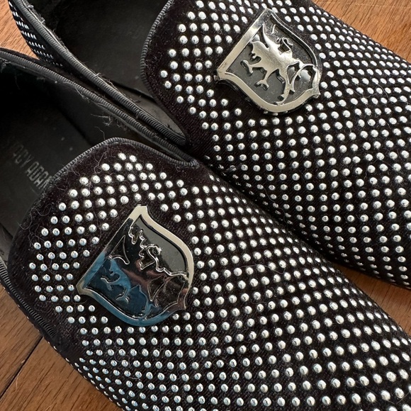 Stylish STACY ADAMS Men's, Studded Swagger Loafer-Size 7 - Picture 3 of 9